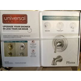 Pfister Tub Shower Universal Trim Kit Stainless Steel Pfister 573315 R91-TD1K V3
