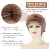 TISHINING Pelucas Cortas De Corte Pixie Rubio Mixto Para Mujeres