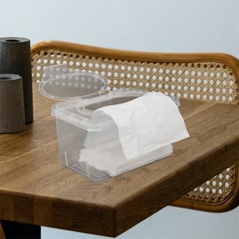 Alipis Dispensador De HúMedas Para Bebé, 2 Piezas, Caja Transparente Con Tapa, Pp, Mantiene Las Y HúMedas, Uso FáCil Con Una Mano, Ideal Para Hogar Y Guardería