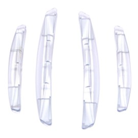 ideastore Car Door Guard Door Punch Prevention Door Protector Punch Cushion Inset Type Set of 4 (Clear)