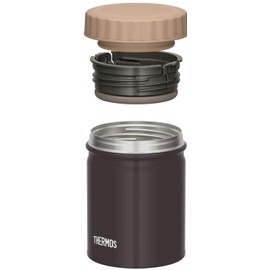 Thermos JBT-500 BK Vacuum Insulated Soup Jar, Black, 16.9 fl oz (500 ml)