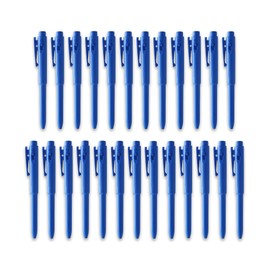 Limpiado J800 Ballpoint Pen Detectable X-Ray Capable Antibacterial Shatter-Resistant Shatterproof Ergonomic Handle with Clip Retractable Refill Quantity: 25x / Writing Colour: Blue