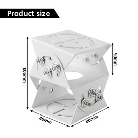 letuxaamz Joint Mount Surveillance Camera Mounting Rod Security Over Security Cameras Universal Connector Suitable Camera Mounting Base Installation 3-Axis Bracket Adjustable