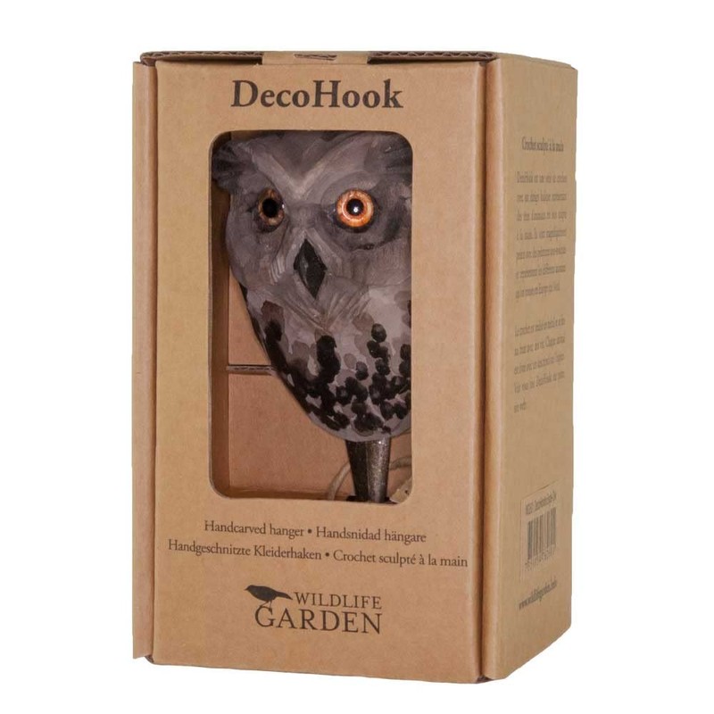 Wildlife Garden DecoHook Eagle-Owl 57x47x120