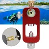 DEDEPU Scuba Diving Adapter 8mm Oxygen Bottle Connector with Pressure