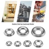 VGOL 170pcs Stainless Steel Cup Countersunk Washers #4#6#8#10#12#14#16 Cup Washer