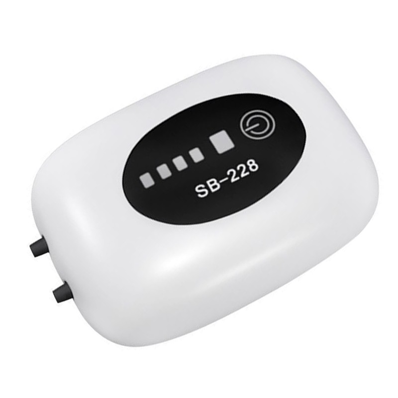 Small Oxygen Pump USB Rechargeable Lithium Battery Quiet Aquarium Oxygen