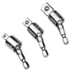 Hymnorq 360 Degree Rotatable Socket Adapters 3PC Set, 1/4 Inch