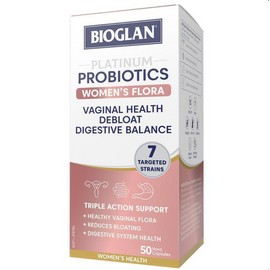 Bioglan Platinum Probiotics Women's Flora 50 Capsules