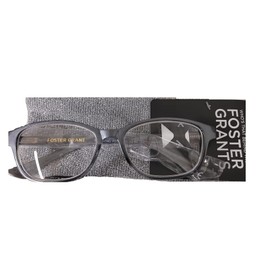 Foster Grant Hair Notions Gray VRL2012 Women Reading Glasses +1.50