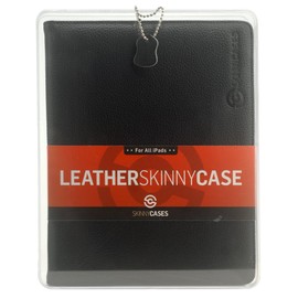 SkinnyCases Genuine Leather Executive Folio Case-BLACK