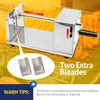 RioRand Manual Spiral Potato Cutter, Stainless Steel Tornado Twister with