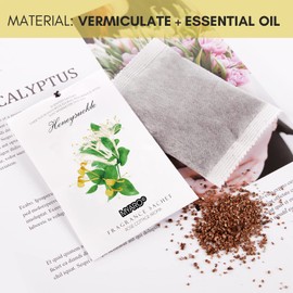 MYARO 12 Packs Honeysuckle Scented Sachets for Drawer and Closet, Long-Lasting Sachets Bags Air Freshener, Fresh Scents Potpourri Bags Home Fragrance Sachet for Lover