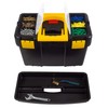 Portable Tool Box with Wheels - Stackable 2-in-1 Tool Chest
