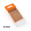Generic 1-10MM 10 PCS MICRO HSS PRO TITANIUM COATED COBALT