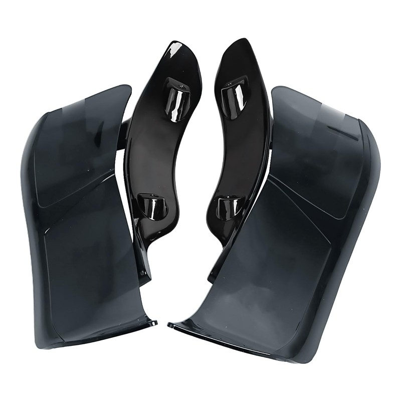 XMMT Smoke Adjustable Fairing Air Deflectors Side Wing Windshield for