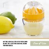Trudeau Lemon Squeezer with Integrated Strainer – Compact Citrus Juicer