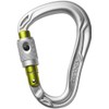 EDELRID Unisex - Adult HMS Bullet PermaLock Carabiner, Silver, One