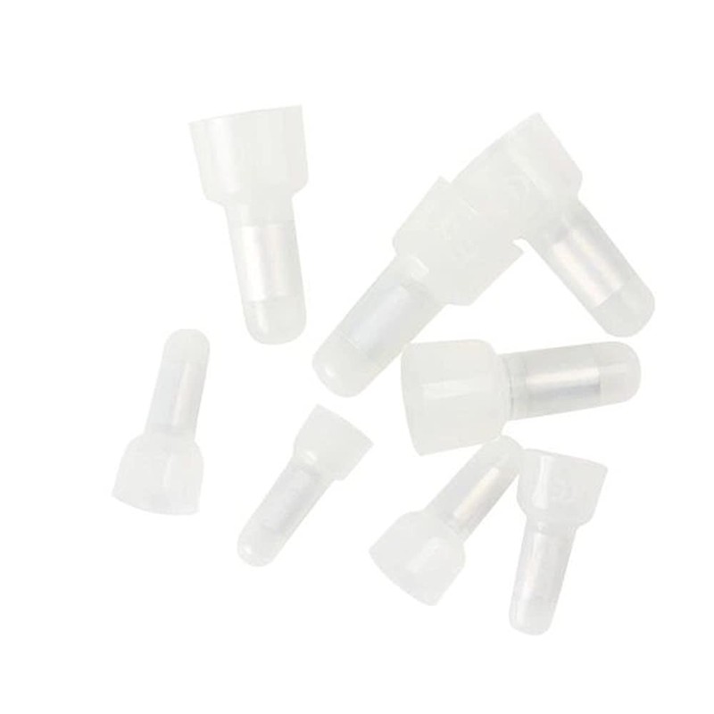 Ruidee 250pcs Closed End Crimp Connector Nylon Wire Crimp Cap