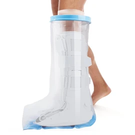 Weidllys 100% Waterproof Leg Cast Cover for Showering, Reusable Extra Large Leg Cast Protector, Cast Covers for Shower Leg, Cast Bag for Shower, Cast Cover for Showering Foot，with Non-Slip Bottom