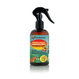 Gardenera Premium Organic Liquid Kelp Spray for Tropical Plants - 8 oz - Natural Superfood Spray to Maximize Leaf Size and Health
