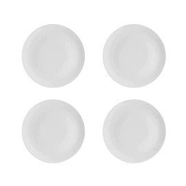 Vista Alegre Broadway White Dinner Plate, Set of 4