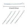 White Bobby Pins for Hair, YINGFENG 220 Count 2.2 Inch
