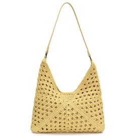 Bohemia Beach Bag Women Macrame Shoulder Tote Bags Crossbody Purse Underarm Travel Summer Knitted Handbag Hobo Bags 2025