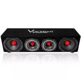 MENACE AUDIO VOICEBAR® - High Output Slim Profile Midrange Enclosure - RED