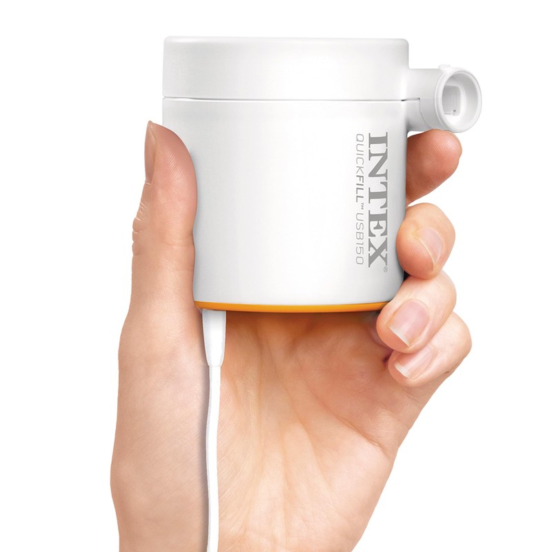 Intex Quickfill USB150 Air Pump, Size: 8cm x 7cm x