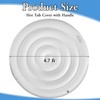 Inflatable Hot Tub Cover Energy Saving Lid for Outdoor Hot