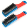 2 Pack Wire Brushes for Cleaning-Heavy Duty Stainless Steel Wire