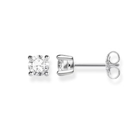 Thomas Sabo Women Stud Earrings Zirconia 925 Sterling Silver H1965-051-14
