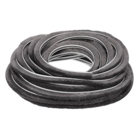 PATIKIL Brush Weather Stripping, 1/4" x 5/16" x 20 Ft Card-Slot Seal Strip Door Brush Stripping Non-Adhesive for Sliding Sash Door Window Wardrobe Seal