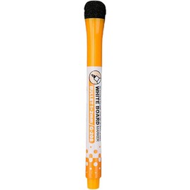 Enyolidimk Magnetic Whiteboard Markers With Erase Fine Tip Dry Erase Markers,Magnetic Whiteboard Pen Writing Drawing Erasable Board Marker Office Supplies,Dry Erase and Wet Erase Markers (Orange)