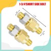 QZTYTY 2PCS Side Post Battery Terminal Adapter, 3/8 16 Bolts