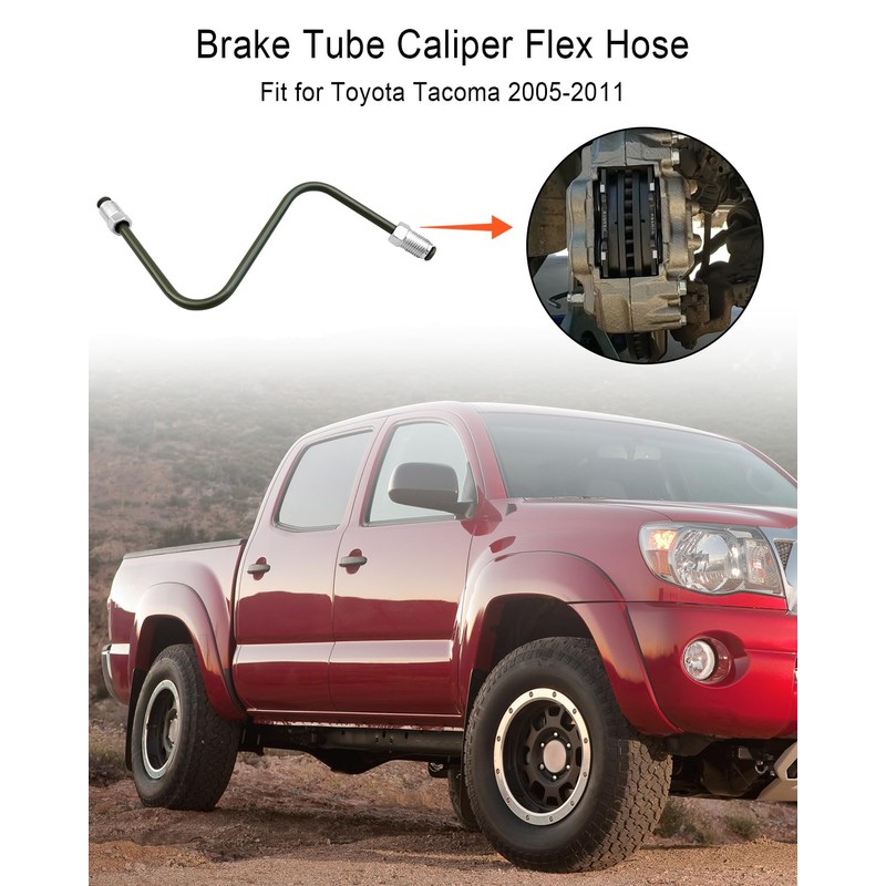 AUGREX Front Right Brake Tube Caliper Flex Hose Fit for