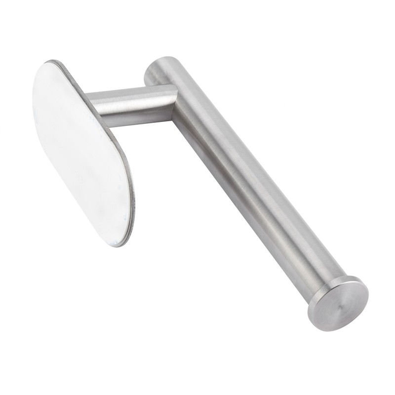 Wall Mount Single Toilet Paper Holder Stainless Steel Tissue Roll