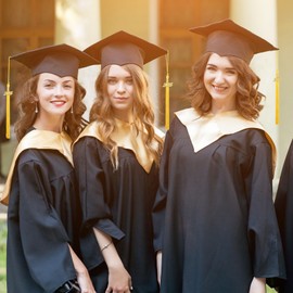 Boao 18 Pieces 2024 Graduation Tassel Academic Hat Tassels with 2024 Year Gold Date Pendants for Graduates Ceremonies Parties(Gold)