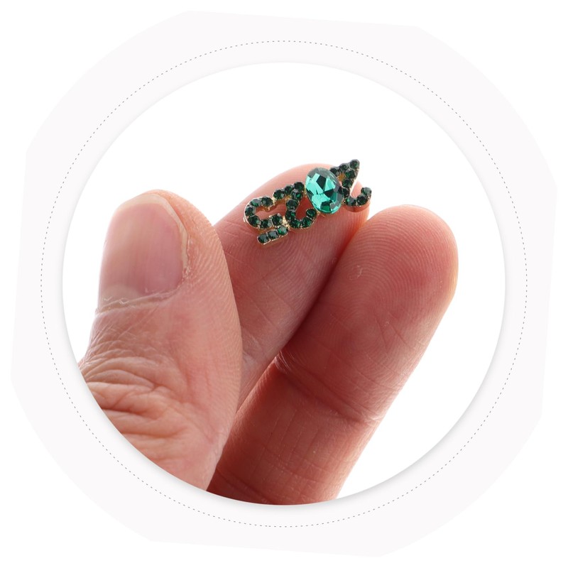 OATIPHO 12pcs Nail Art Charms Stylish Rhinestones for Nails Glamour