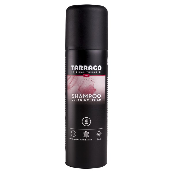 Tarrago Shampoo Dry-Cleaning Foam Spray – Universal Leather Cleaner and Softener – Colorless - 200 ml / 6,76 fl.oz
