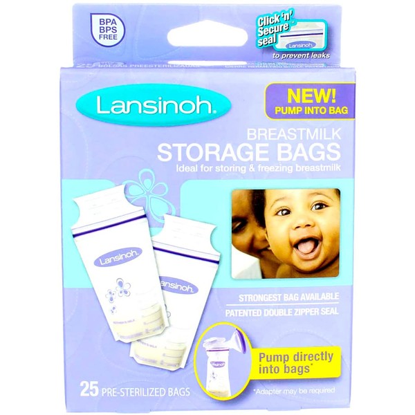 Lansinoh Breast Milk Storage Bags, 50 Count