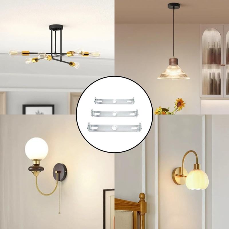 WLICCHS Pack of 6 Ceiling Mount Lamp Holder Ceiling Pendant