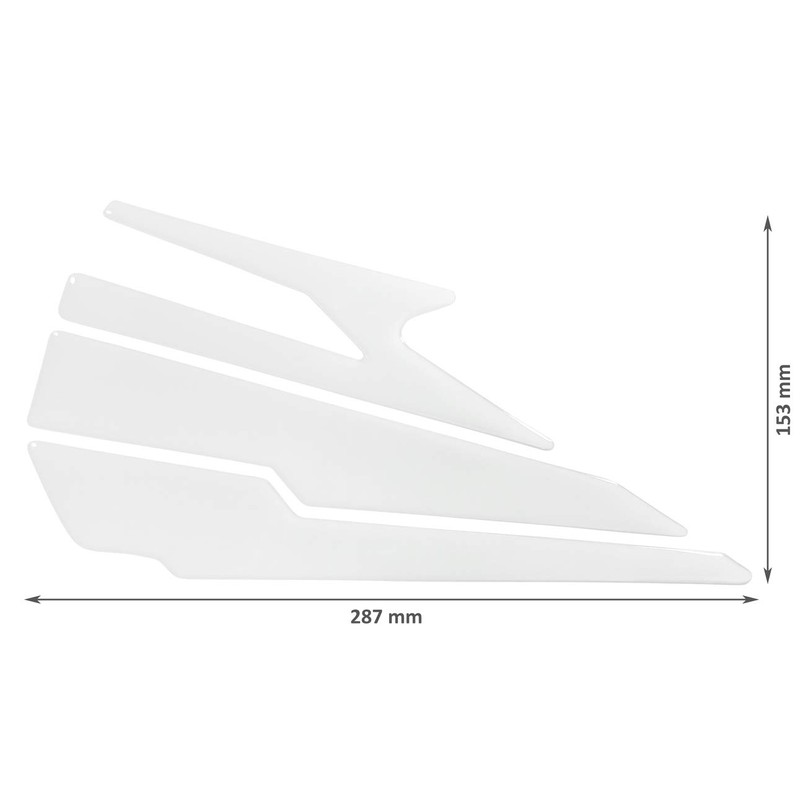 BIKE-label Tank Pad Side Transparent Compatible with KTM 1290 Super