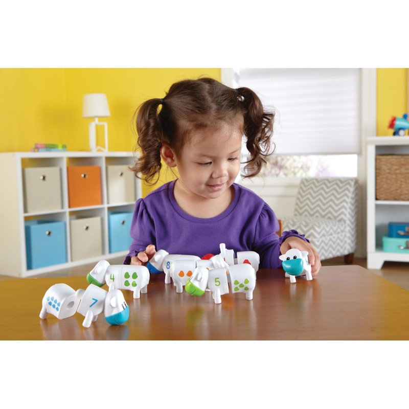 Learning Resources Snap-n-Learn Counting Cows Toy Set - Toddler Toys,