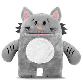 The Tooth Brigade Tooth Fairy Pillow | Stuffed Plush with Large Pocket Mouth for Lost Teeth, Treasures, Prizes - Fun and Interactive Plush, Perfect Kids, Boys, & Girls Gift (Gizmo Cat)