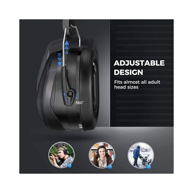 Mpow SNR 34dB Noise Reduction Headphones Noise Reduction Safety Fold