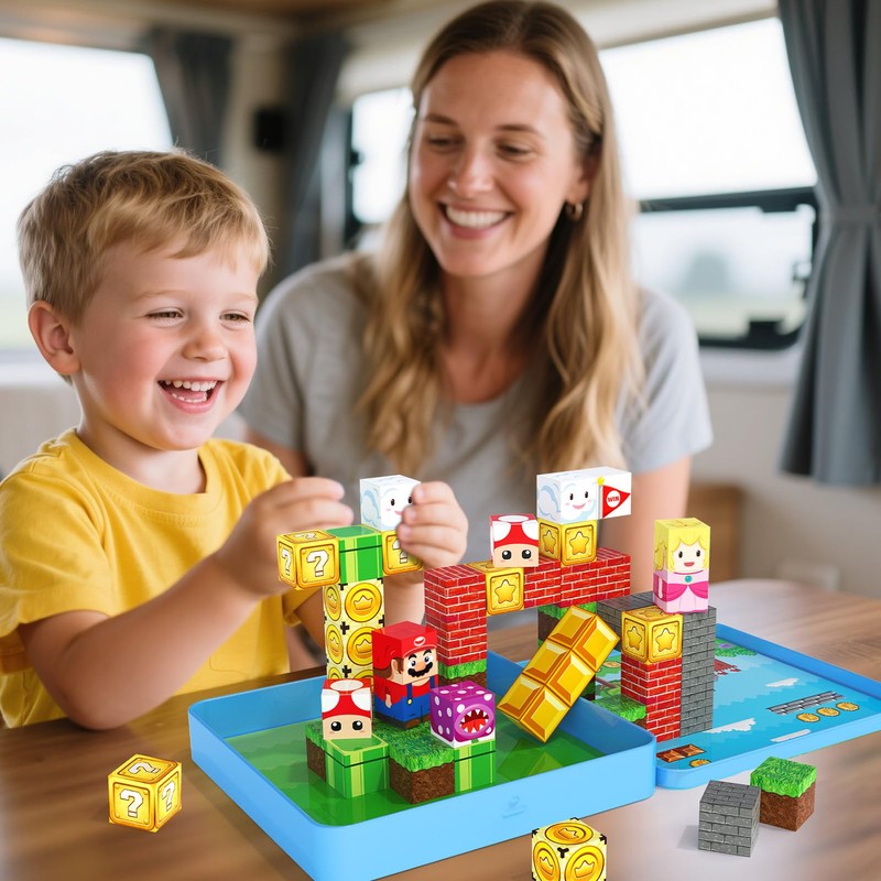 Mini Magnetic Blocks - 49 PCS Travel Magnet Building Blocks
