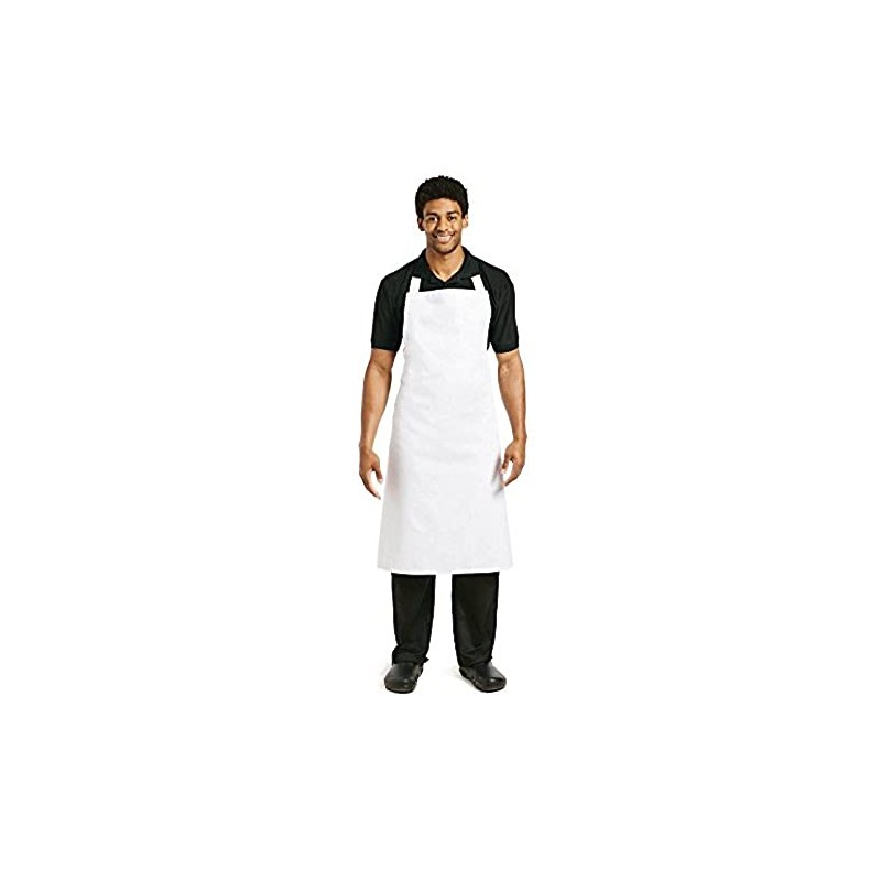 Whites Chefs Apparel Apron Polycotton White Extra Large Kitchen Catering