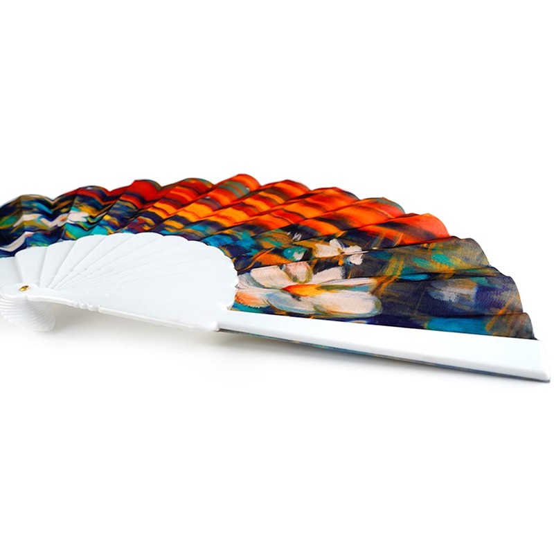 Salutto Hand Fan with Famous Painting Van Gogh & Gustav